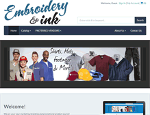 Tablet Screenshot of embroideryink.com